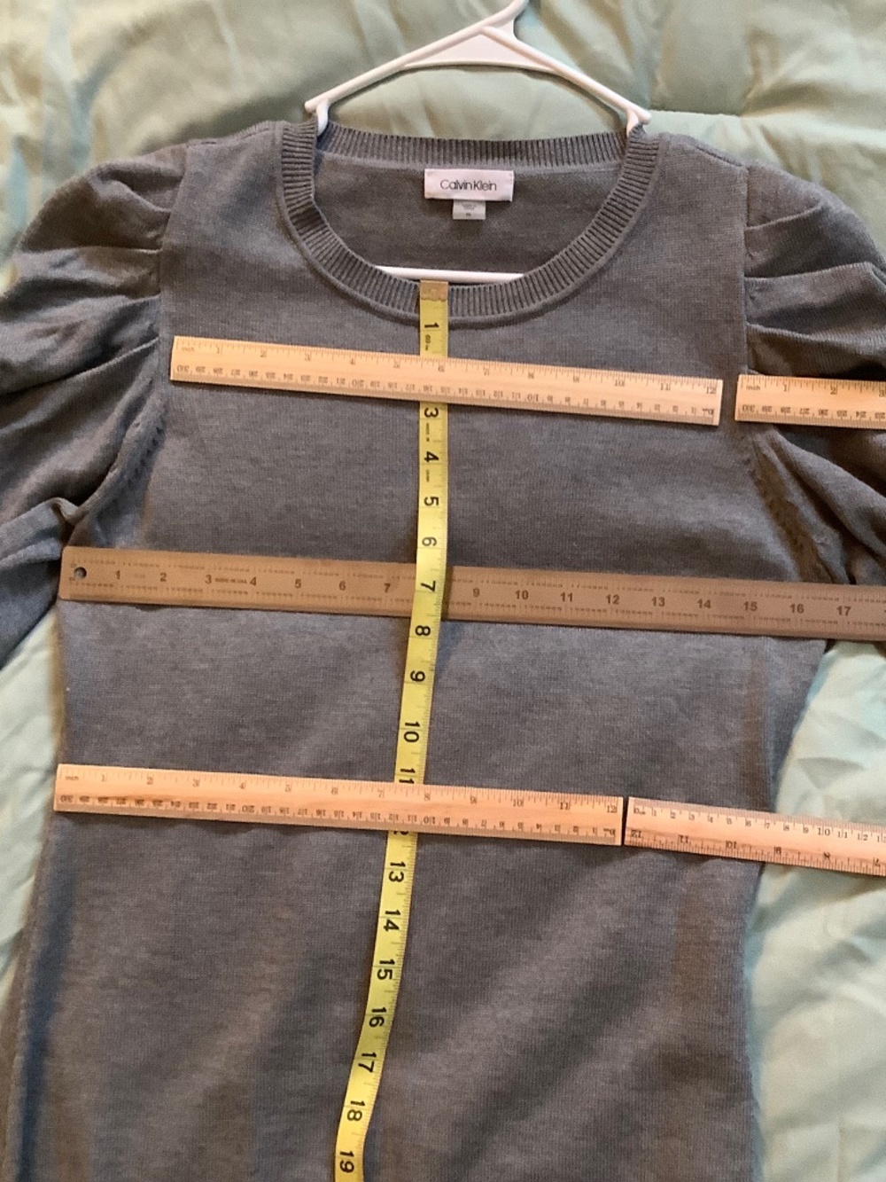 Calvin Klein grey sweater dress medium - Picture 6 of 6